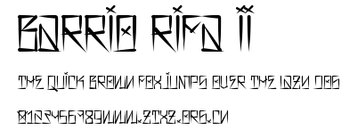 Barrio Rifa II.ttf