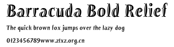 Barracuda Bold Relief.ttf