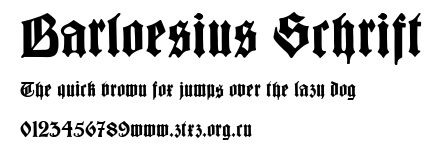 Barloesius Schrift.ttf