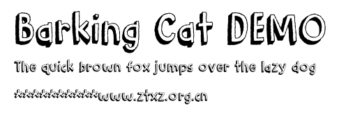 Barking Cat DEMO.otf