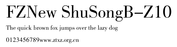 FZNew ShuSongB-Z10.TTF
