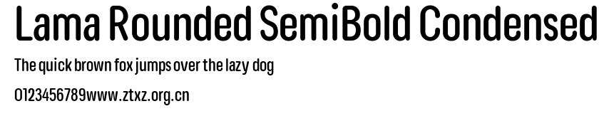 Lama Rounded SemiBold Condensed.ttf
