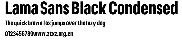 Lama Sans Black Condensed.otf