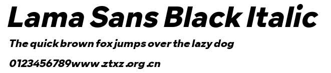 Lama Sans Black Italic.ttf