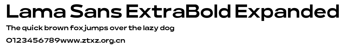 Lama Sans ExtraBold Expanded.otf