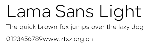 Lama Sans Light.otf