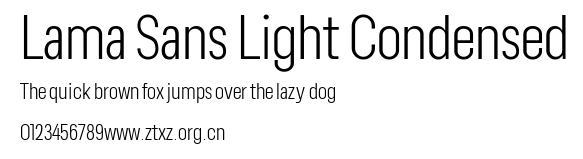 Lama Sans Light Condensed.ttf