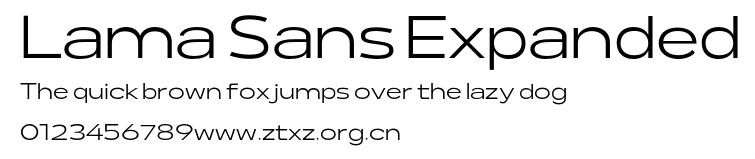Lama Sans Expanded.otf