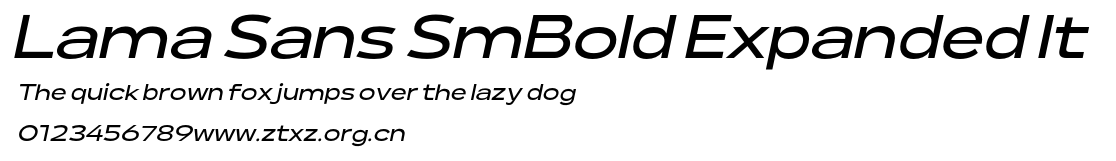 Lama Sans SmBold Expanded It.otf