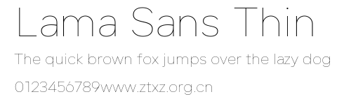 Lama Sans Thin.ttf