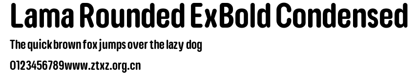 Lama Rounded ExBold Condensed.ttf