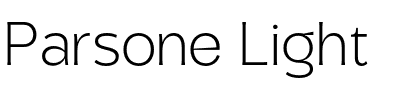 Parsone Light.otf