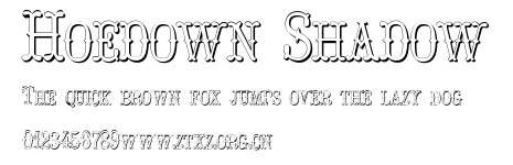 Hoedown Shadow.ttf