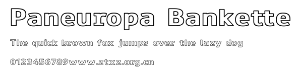 Paneuropa Bankette.ttf