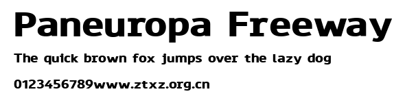 Paneuropa Freeway.ttf