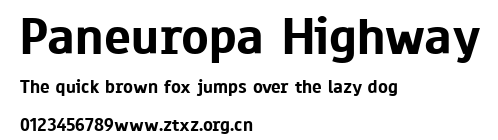 Paneuropa Highway.ttf