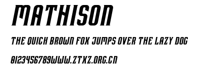 Mathison.otf