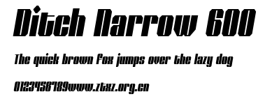 Ditch Narrow 600.ttf