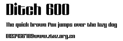 Ditch 600.otf