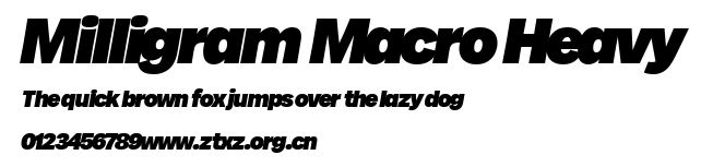 Milligram Macro Heavy.ttf