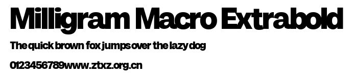 Milligram Macro Extrabold.ttf