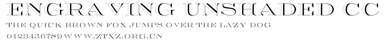 Engraving Unshaded CC.otf