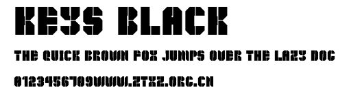 Keys Black.otf