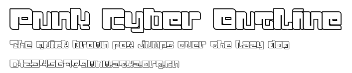 Punk Cyber Outline.otf