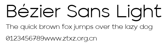 Bézier Sans Light.ttf