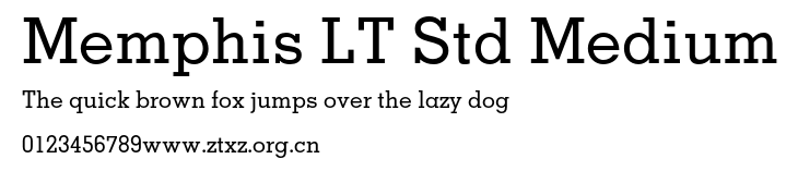 Memphis LT Std Medium.otf