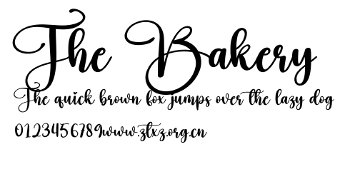 The Bakery.otf
