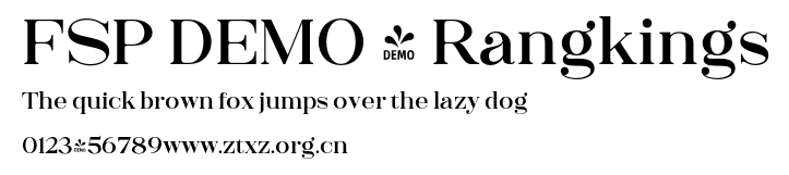 FSP DEMO - Rangkings.otf