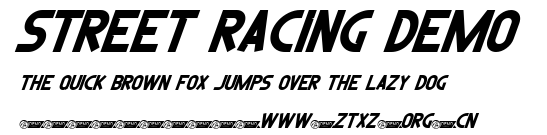 Street Racing Demo.ttf