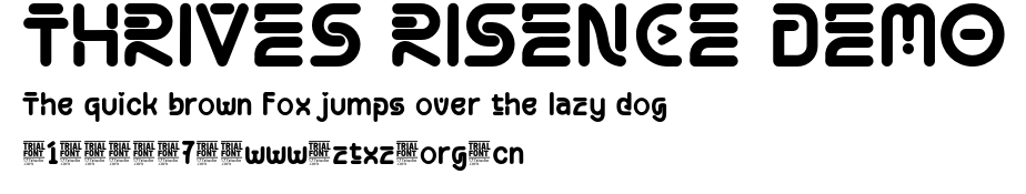THRIVES RISENCE DEMO.otf