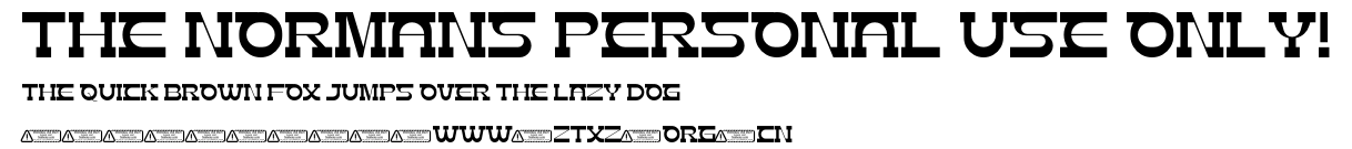 The Normans PERSONAL USE ONLY!.ttf