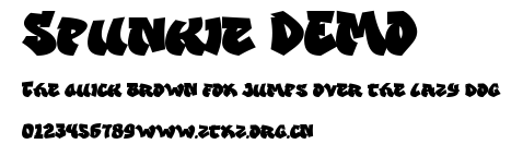 Spunkie DEMO.ttf